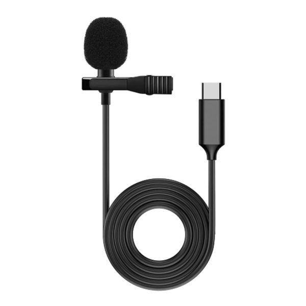 Micrófono de solapa tipo C de cable 🎤