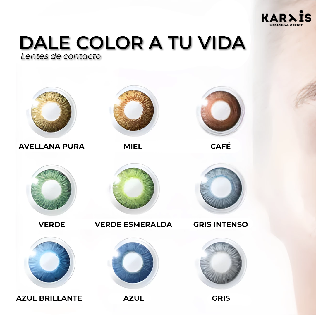 Lentes de contacto de colores