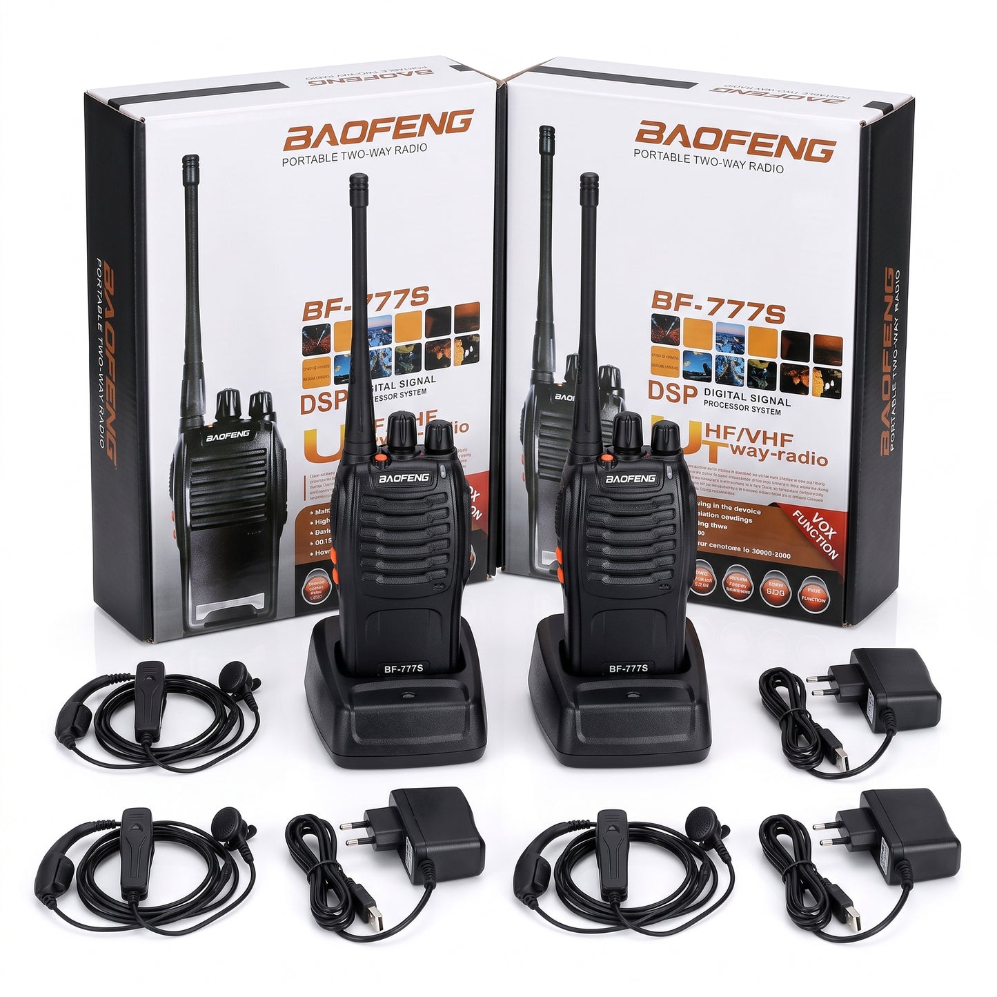 Radio intercomunicador walkie talkie baofeng 16 canales BF-777S