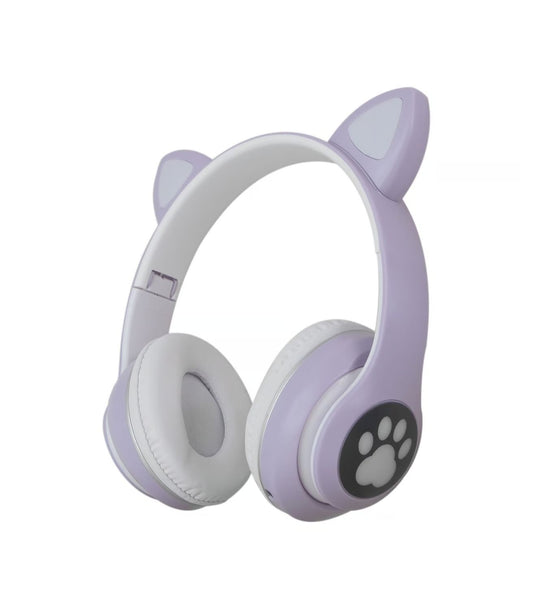 Diadema bluetooth gato para niña